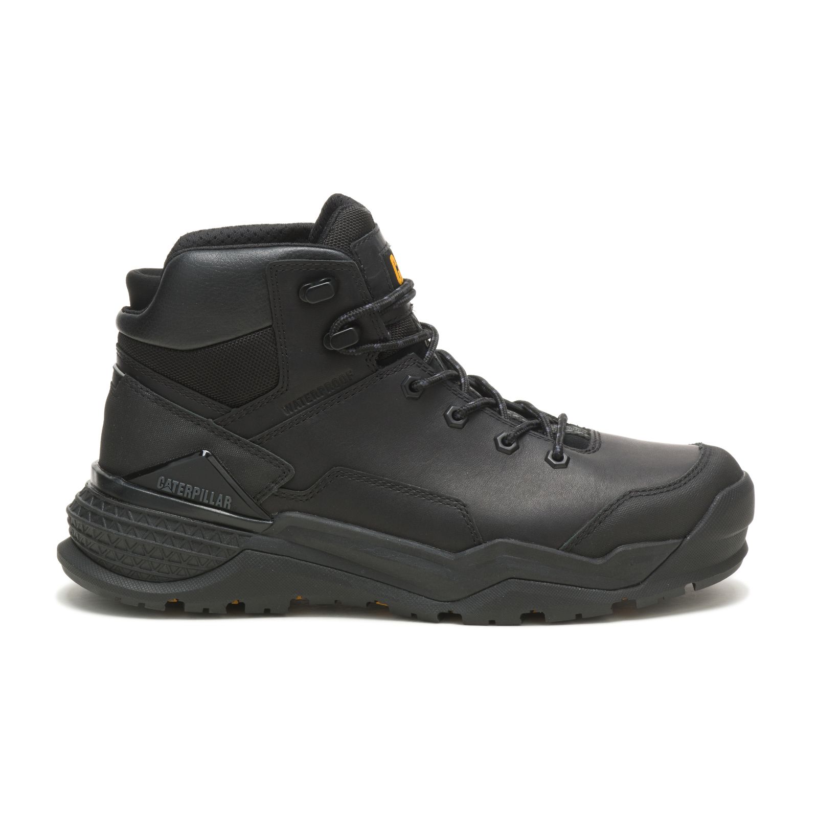 Caterpillar Boots South Africa - Cat Men's Provoke Mid Waterproof Work Boots Black VZ0142987